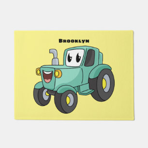 Tapete Um desenho animado verde e bonito