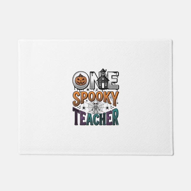 Tapete Um Design de Vetor de Halloween de um Professor As (Frente)