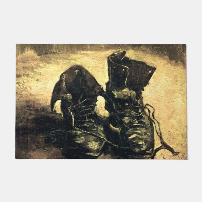 Tapete Um par de Calçados - Van Gogh (Frente)