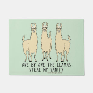 Tapete Um por um os lamas roubam minha sanidade engraçad
