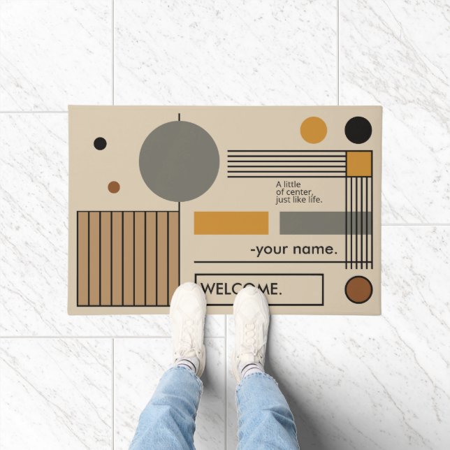 Tapete Um pouco fora do centro, Na moda com boas-vindas (Interior)