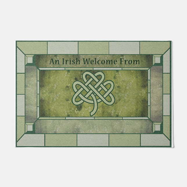 Tapete Uma Boa-vinda Irlandesa Do Rug, Irish Home Decor (Frente)