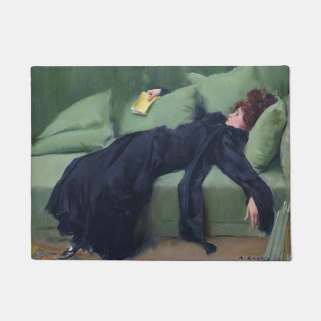 Tapete Uma Menina Decadente - Ramon Casas (Frente)