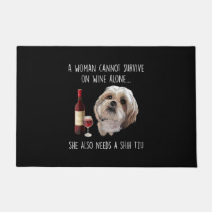 Tapete Uma mulher não pode sobreviver apenas com o vinho