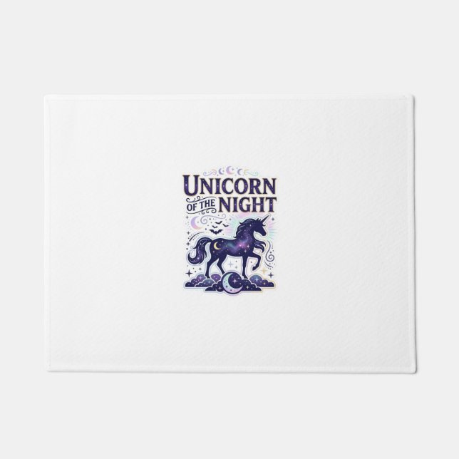 Tapete Unicórnio da Noite Design Gráfico Zazzle Design_ (Frente)