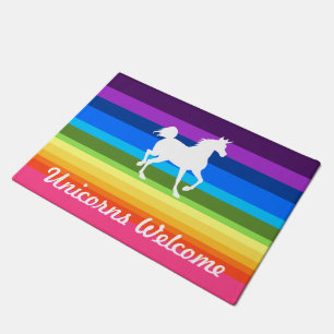 Tapete Unicorns Welcome Rainbow