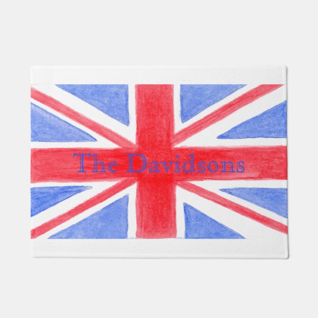 Tapete Union Jack British Flag NAME (Frente)