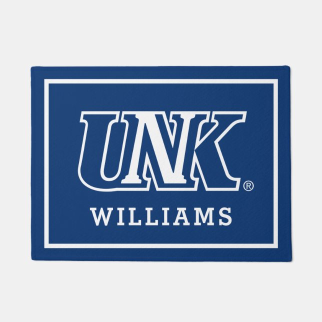 Tapete UNK| Universidade de Nebraska em Kearney (Frente)