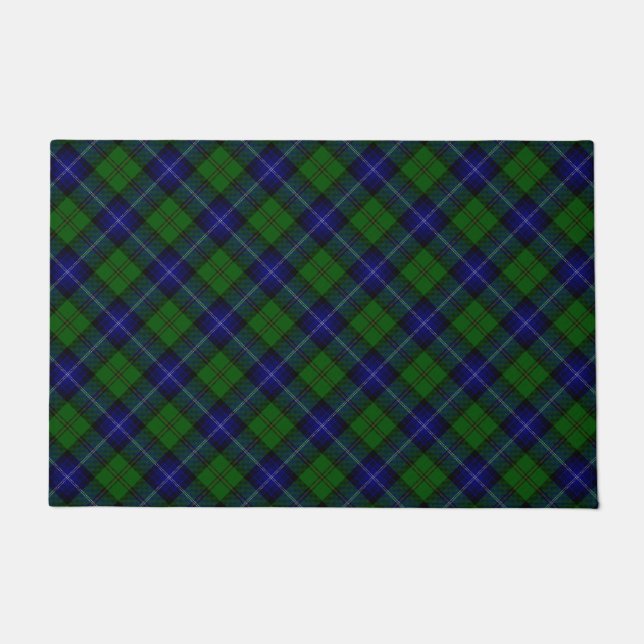 Tapete Urquhart tartan Blue xadrez (Frente)