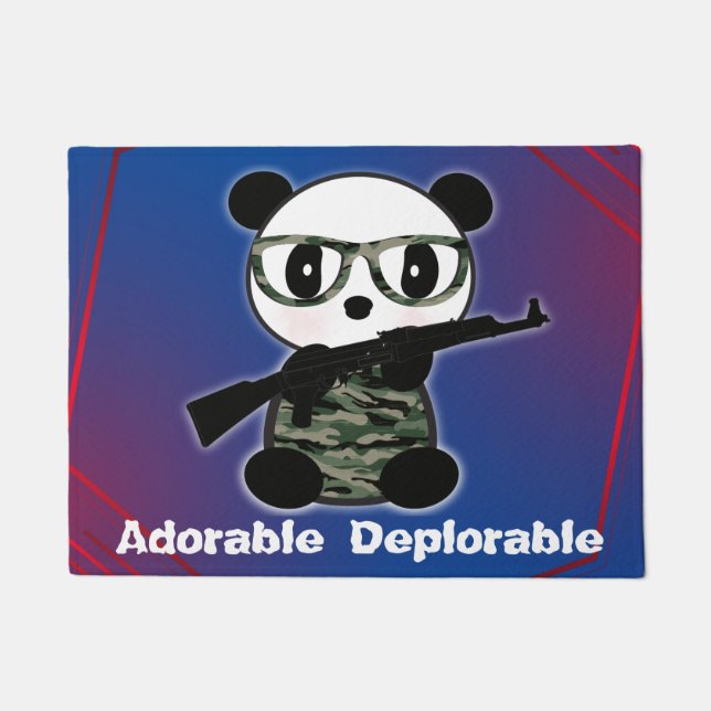 Tapete Urso de Panda Adorável (Frente)