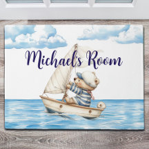 Urso de Teddy do Marinheiro de Nome Personalizado