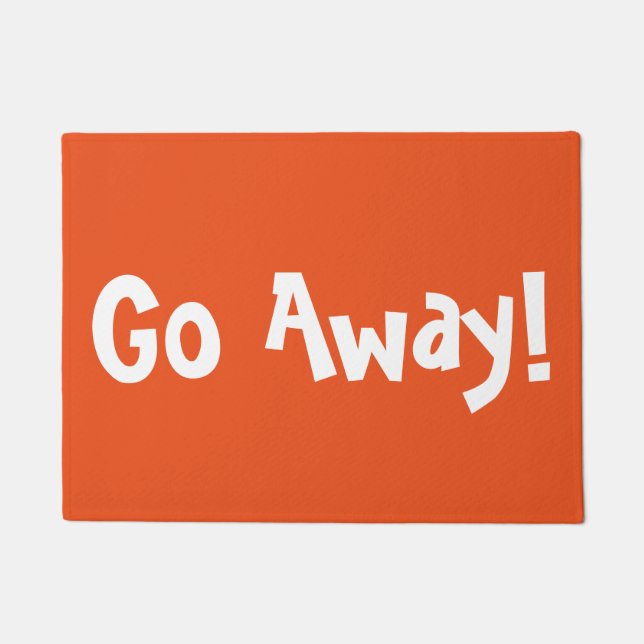 Tapete Vá Embora! Cor da porta/cor DIY (Frente)