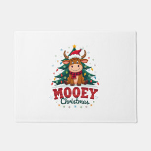 Tapete Vaca das Terras Altas Bezerra Chapéu de Papai Noel