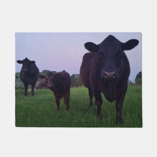 Tapete Vaca de Yup da vaca! Esteira bem-vinda da porta