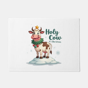 Tapete Vaca Sagrada É Natal Camiseta Vaca de Natal (2)