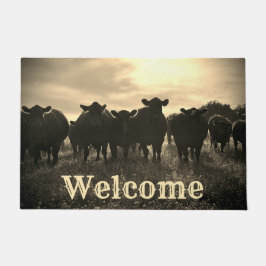 Tapete Vacas na Pastura - Tom Sepia