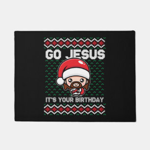 Tapete Vai Jesus Aniversário Equipe Jesus Natal Engraçado