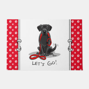 Tapete Vamos! Black Labrador Retriever - Cachorro Bonito