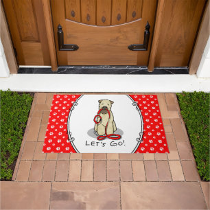 Tapete Vamos! Cão de Terrier de Walk Wheaten (batido em 1