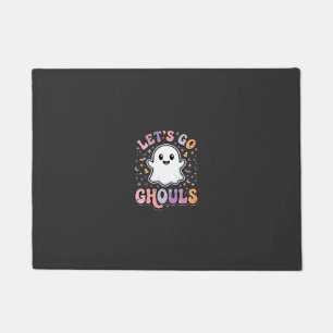 Tapete Vamos Lá Espíritos Fofos de Halloween Design Gráfi