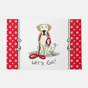 Tapete Vamos! Labrador Amarelo Retriever - Cachorro Bonit