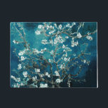 Tapete Van Gogh Almond Blossoms Dark Teal<br><div class="desc">Artista: Vincent Van Gogh Título: Almond Blossoms mudou de cor</div>