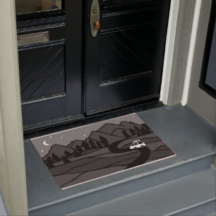 Tapete Vanlife nas Estrelas da Lua da Campanha das Montan