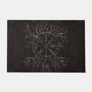 Tapete Vegvisir e árvore de vida Yggdrasil