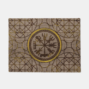 Tapete Vegvisir. O compasso mágico de Viking da navegaç
