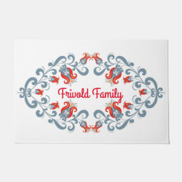 Tapete "Velkommen" Personalizado Mat de Arte Folicular Es