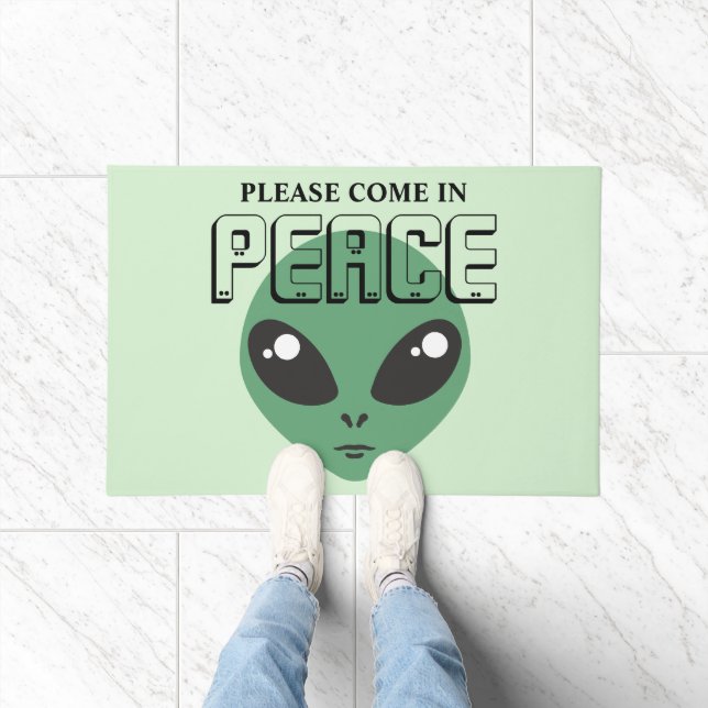 Tapete Venha em Paz Alien (Interior)
