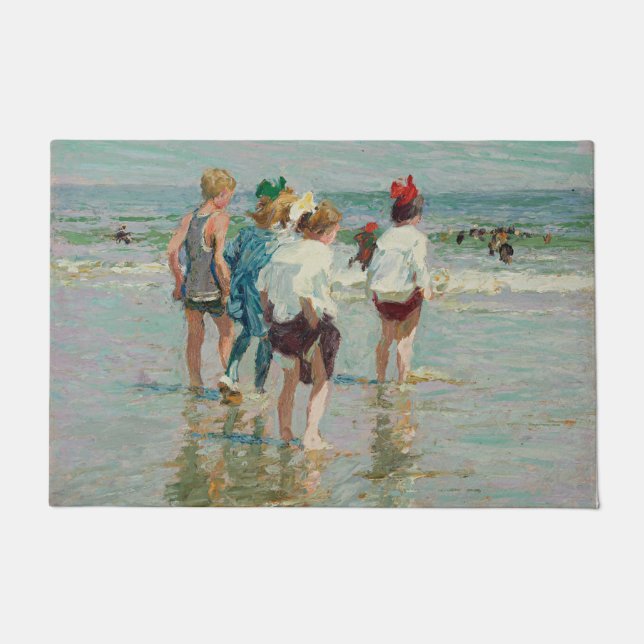 Tapete Verão em Brighton Beach (por E.H. Potthast) (Frente)