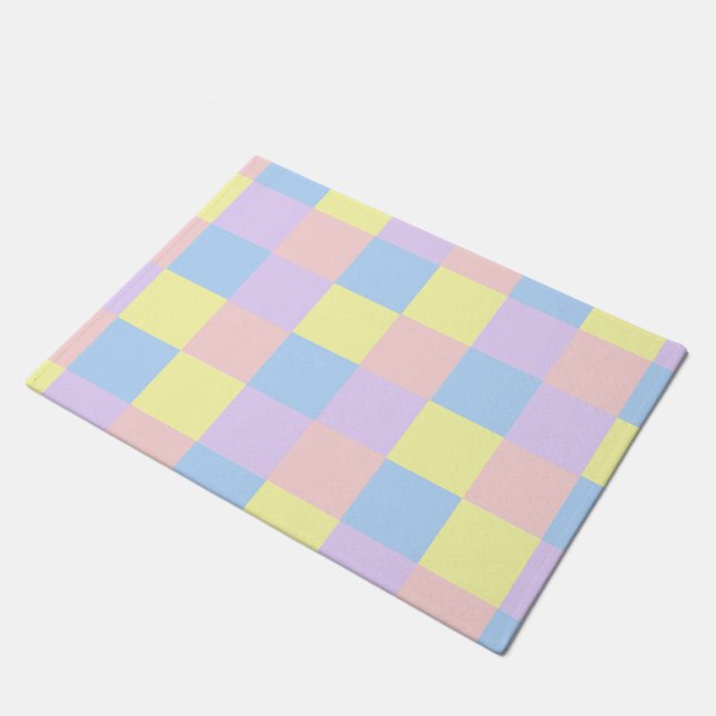 Tapete Verificadores de Primavera de Pastel (Inclinado)