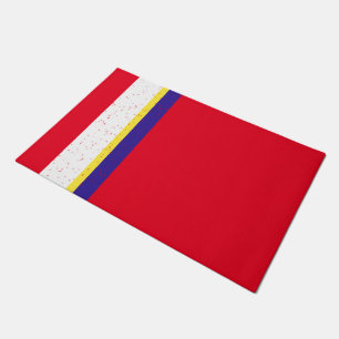 Tapete Vermelho, Branco e Azul Distintas