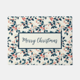 Tapete Vermelho Clássico e Holly Verde