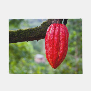 Tapete vermelho de cacau