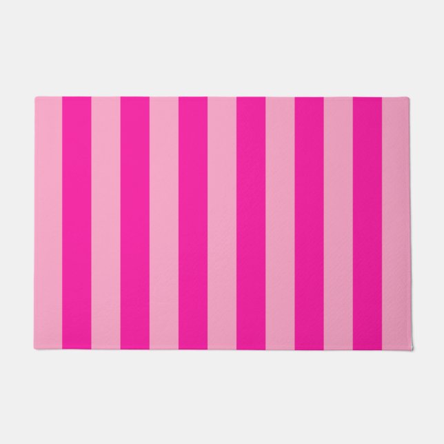 Tapete Vertical Stripes Rosa Quente (Frente)