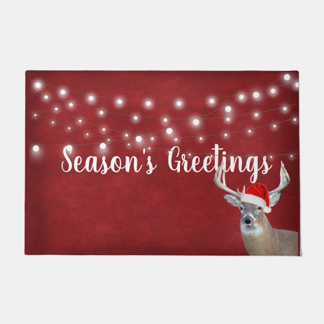 Tapete Vestido De Natal Com Porta De Luz (Frente)