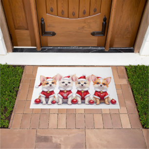 Tapete Vestido de Natal Papillon com Chapéu de Papai Noel