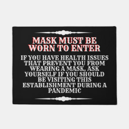 Tapete Vestir uma mensagem de máscara