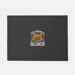 Tapete Vetor de Abóbora de Engenheiro de Halloween
