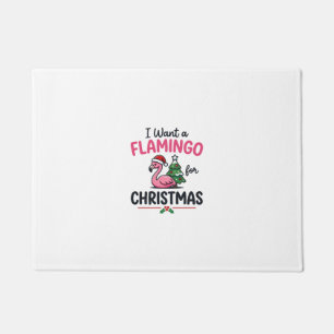 Tapete Vetor de Citação de Natal de Flamingo