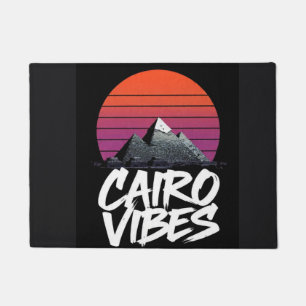 Tapete Vibrações Antigas do Cairo Estilo de Rua Egípcio