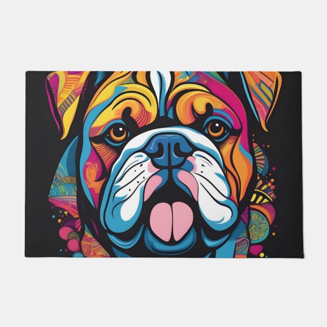 Tapete Vibrant Bulldog Black (Frente)