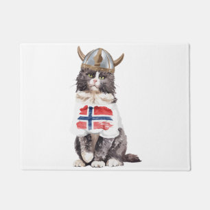 Tapete Viking de Gatos Florestais Noruegueses