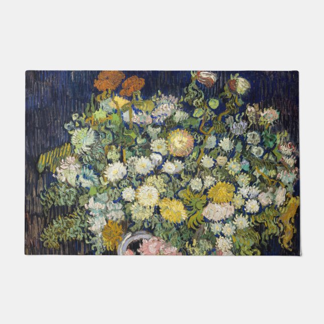 Tapete Vincent van Gogh - Buquê de Flores em um Vase (Frente)