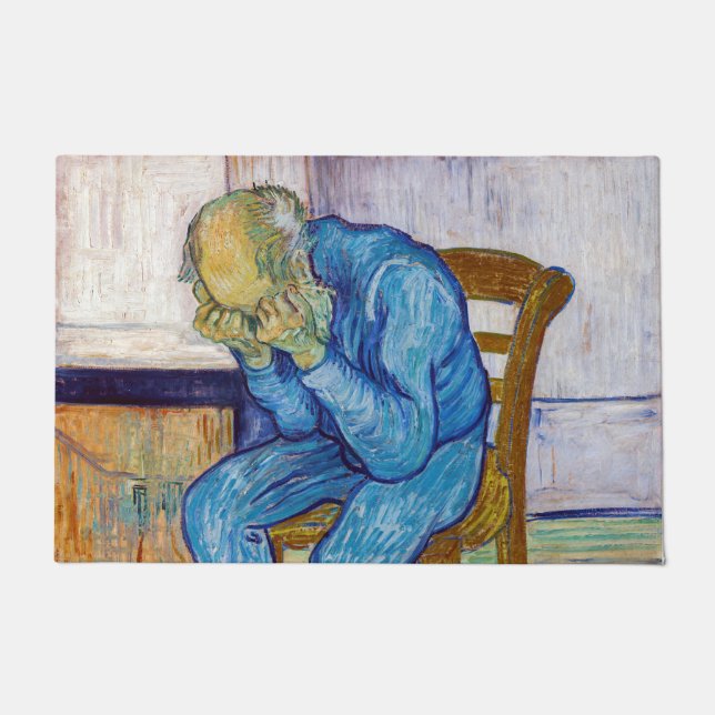 Tapete Vincent van Gogh - Na Porta da Eternidade (Frente)