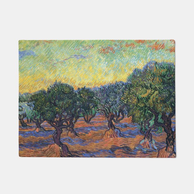 Tapete Vincent Van Gogh Oliveiras Impressionismo Arte (Frente)