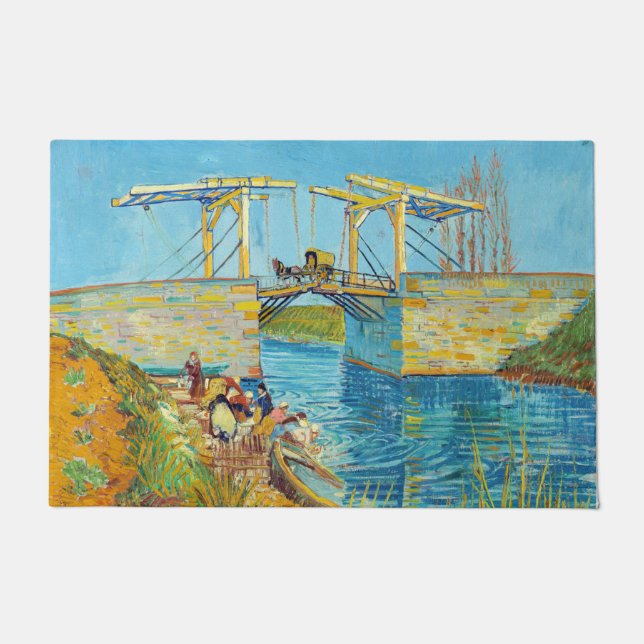 Tapete Vincent van Gogh - Ponte Langlois em Arles #1 (Frente)