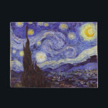 Tapete Vincent Van Gogh Starry Night Vintage Fine Art<br><div class="desc">Vincent van Gogh Starry Night Fine Art Painting Starry Night Starry Night é uma pintura do artista poste-impressionista holandês Vincent van Gogh. O céu azul à noite está cheio de nuvens, estrelas e uma lua crescente brilhante. A Noite Estrelada é a única noturna na série de visões da janela do...</div>